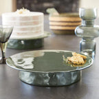 Luster Green Ceramic Pedestal