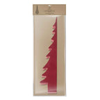 Handmade Paper Tree- Siberian Fir-Deep Red-14 inch