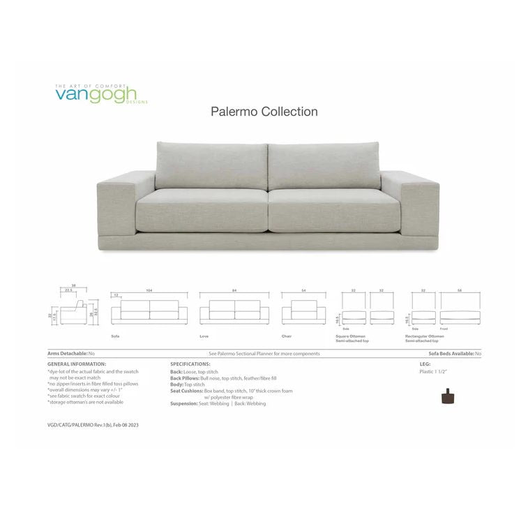 Palermo Sofa/Sectional
