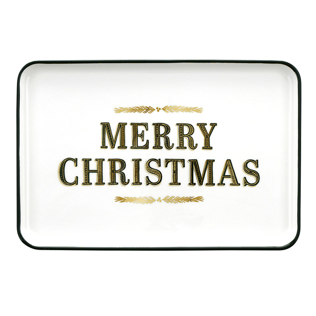 Ceramic Platter - Merry Christmas