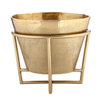 Gold Aluminum Champagne + Wine Bucket
