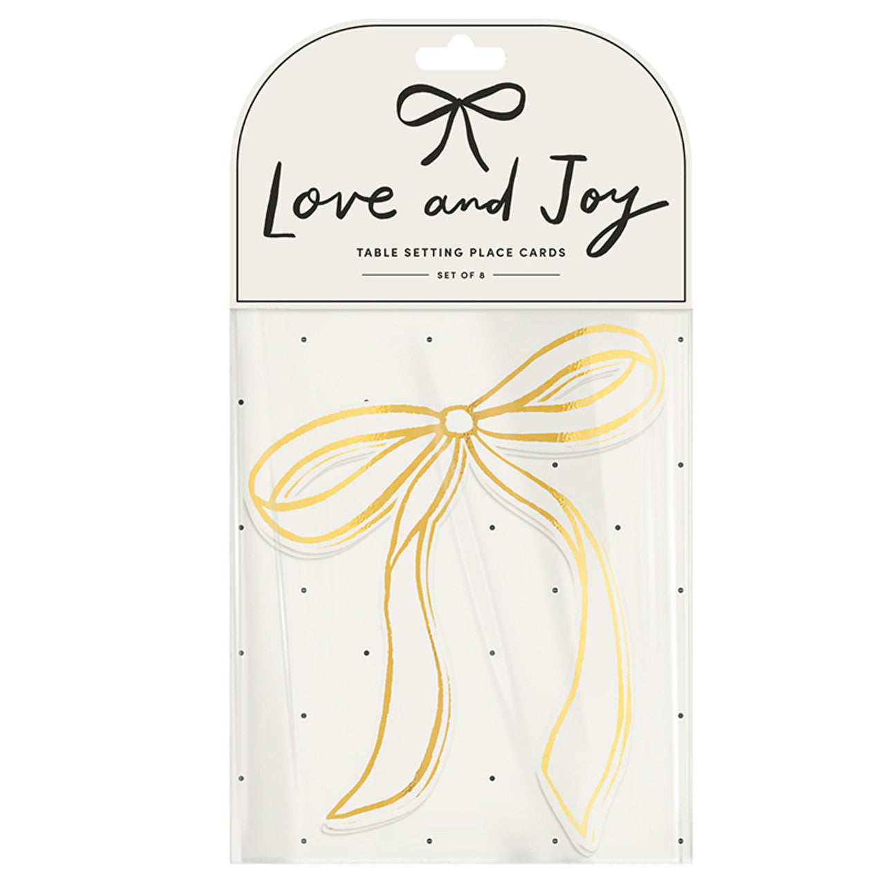 Table Setting Placecards - Set of 8 - Ivory