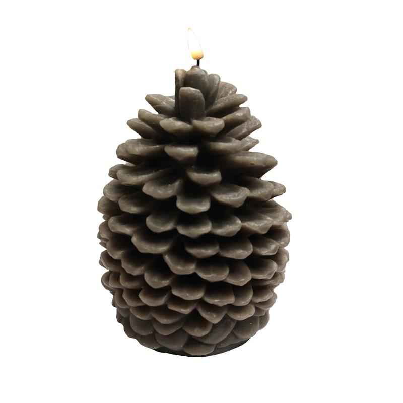 Kozie Pine Cone Candle 8"