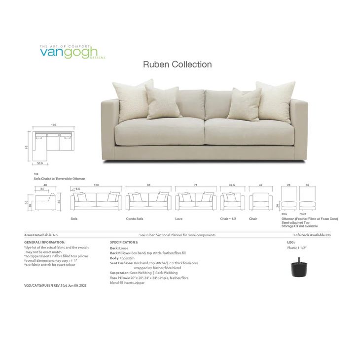 Ruben Sofa/Sectional