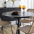 Surface Pedestal Dining Table - Black