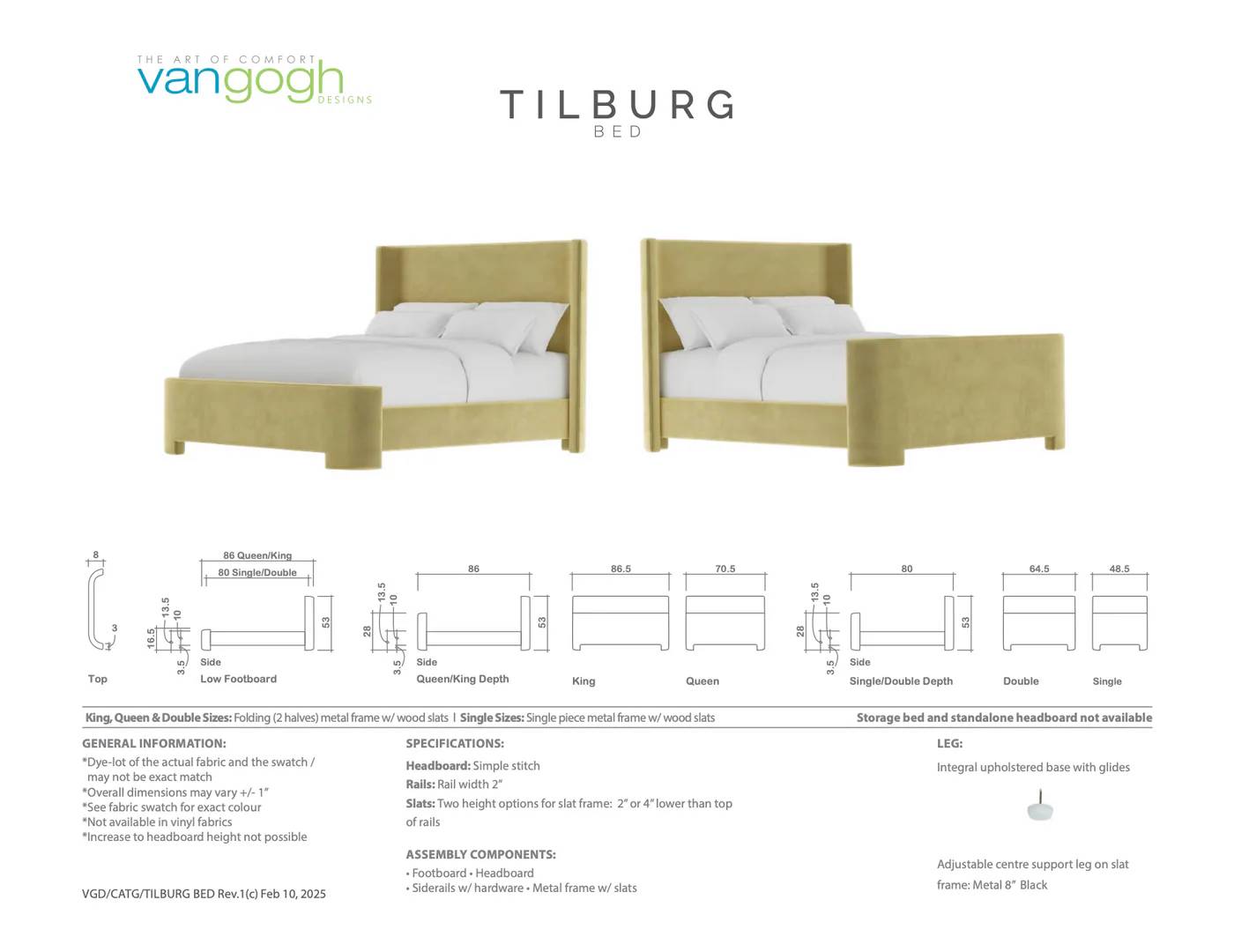 Tilburg Bed
