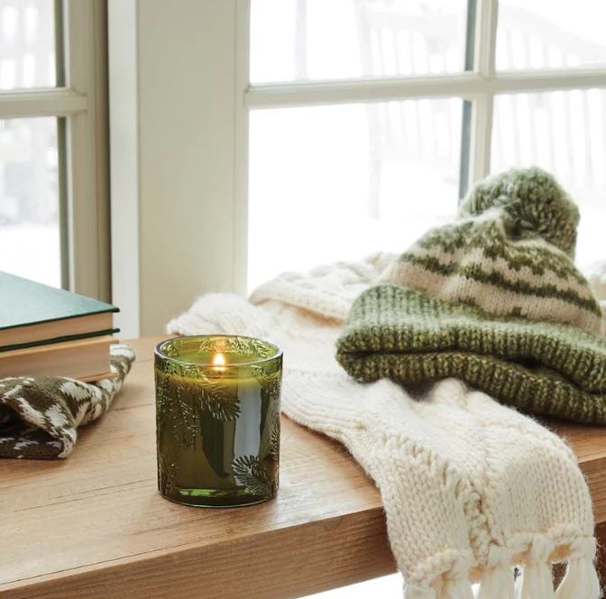 Frasier Fir Green Pine Boxed Candle