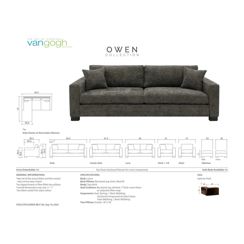 Owen Sofa/ Sectional