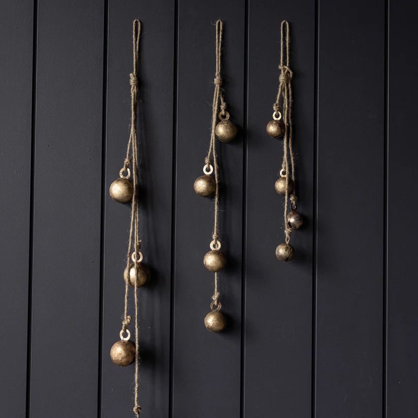 Sphere Brass Bell Cluster