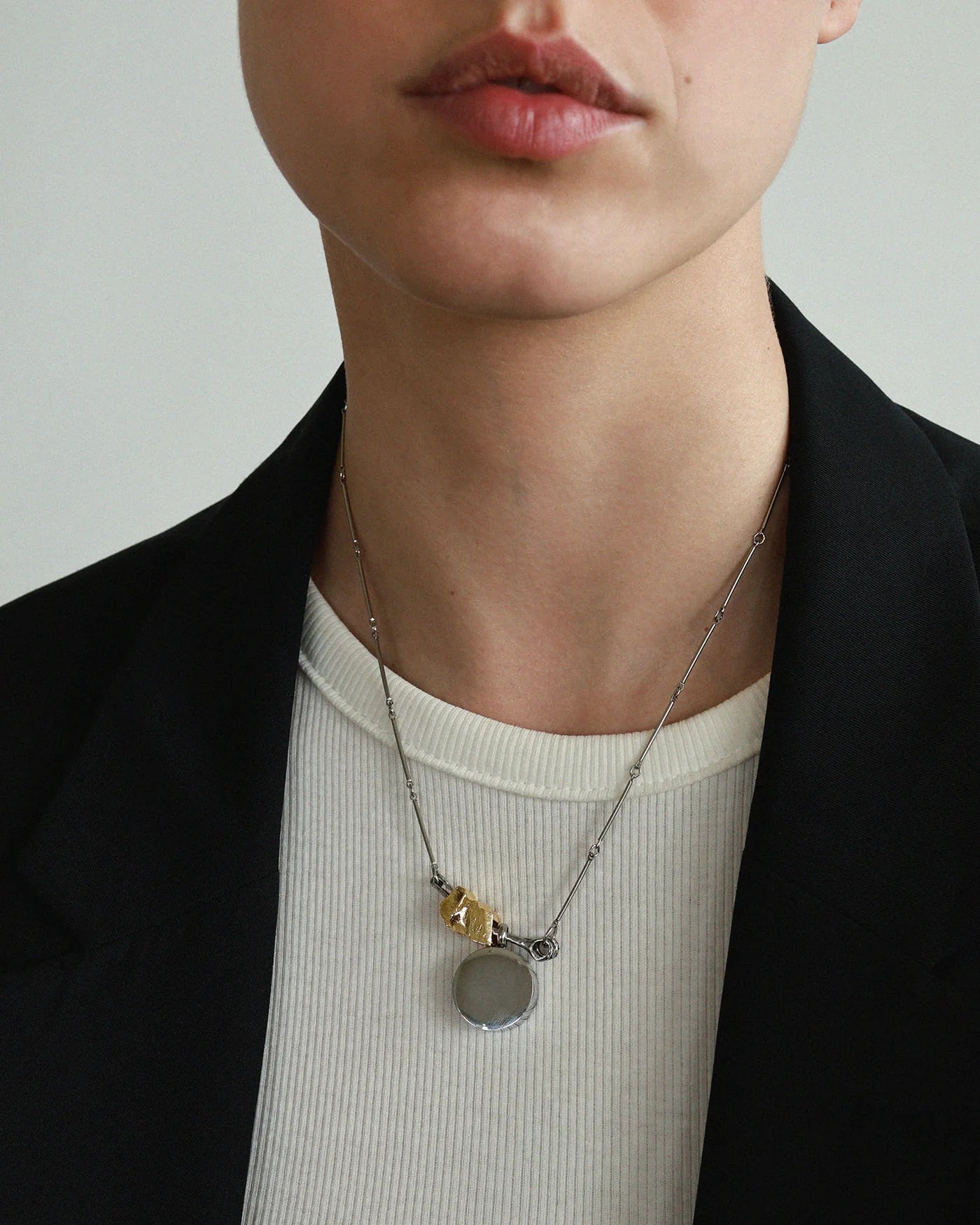 Arcana Two-Tone Keepsake Necklace