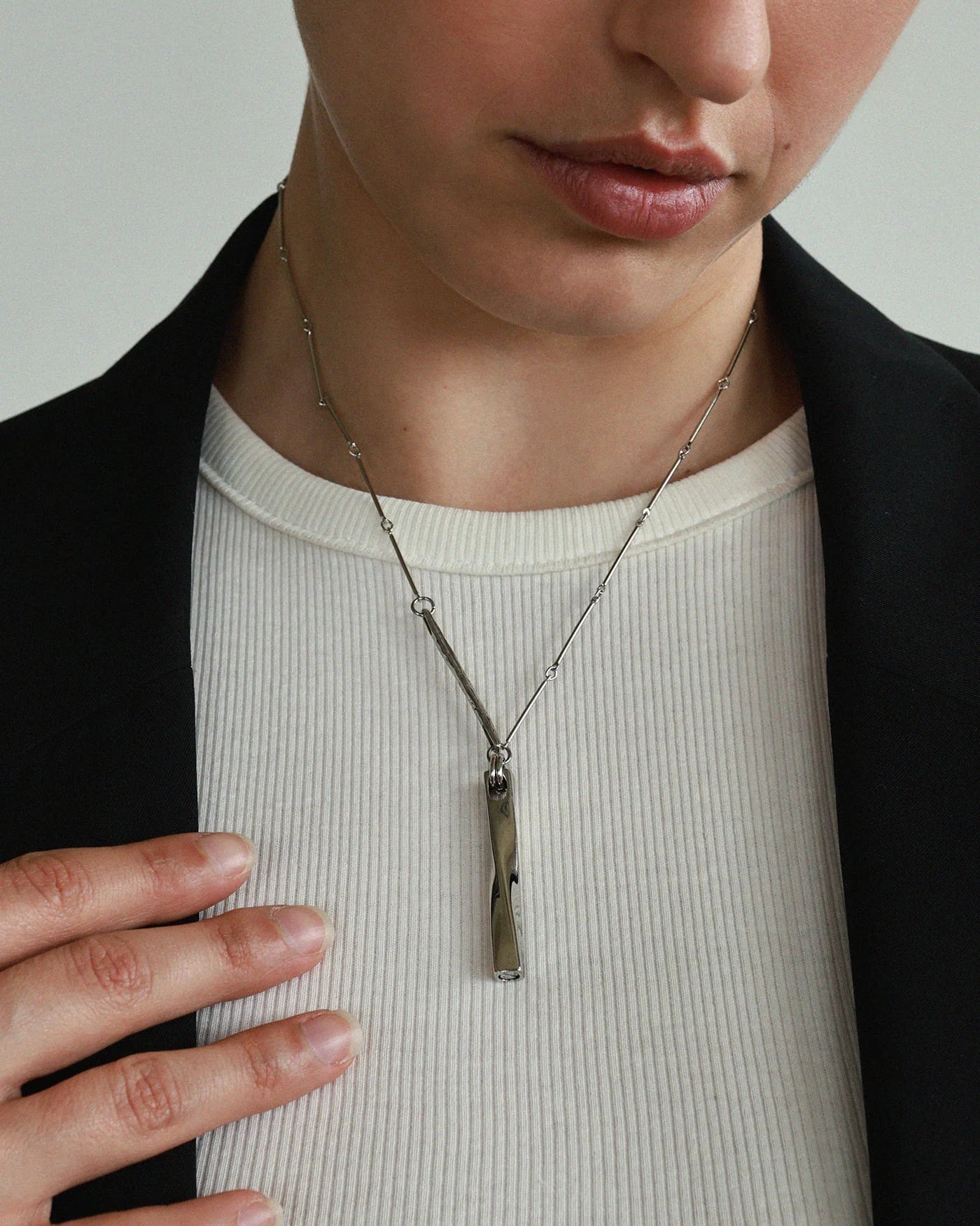 Silver Required Souvenir Necklace