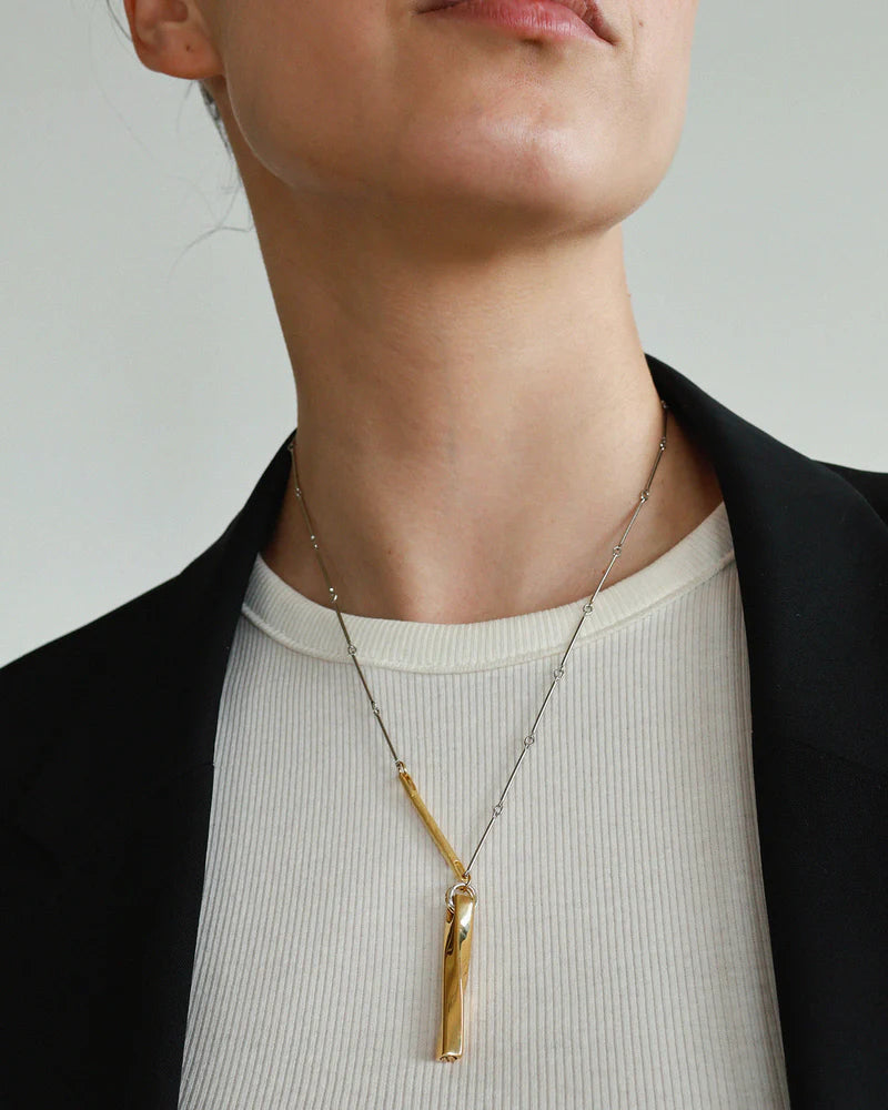 Two-tone Requies Keepsake Necklace