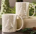 Embossed Mug - Tree Snowflake