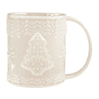 Embossed Mug - Tree Snowflake