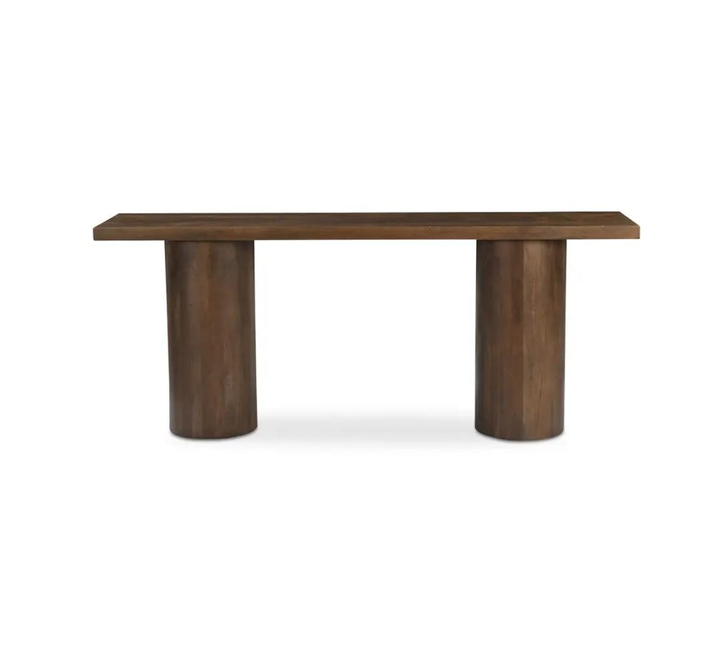 Hadley Console Table Warm Brown