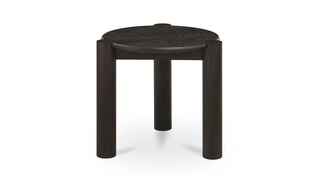 Jack Side Table in Brushed Dark Brown