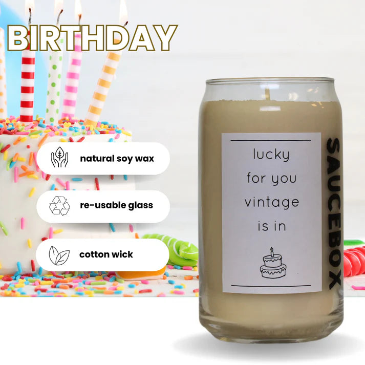 Saucebox Gift Candle Assorted Scents and Sayings