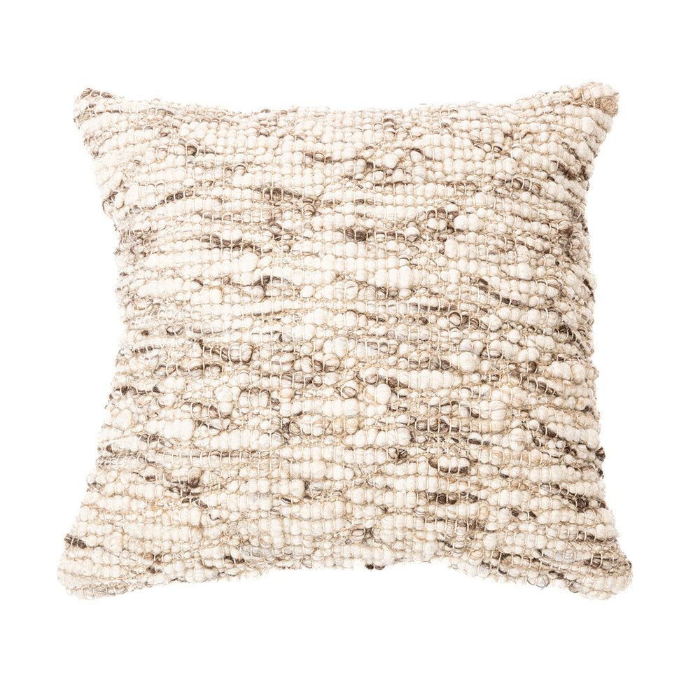 Peddle textured decorative pillow