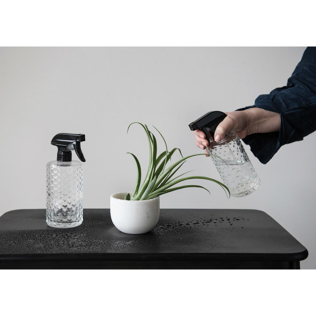 Pressed Glass Spray Bottle
