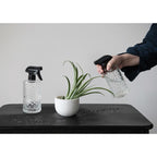 Pressed Glass Spray Bottle