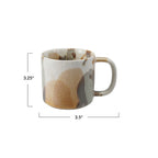 10 oz. Stoneware Mug, Reactive Glaze
