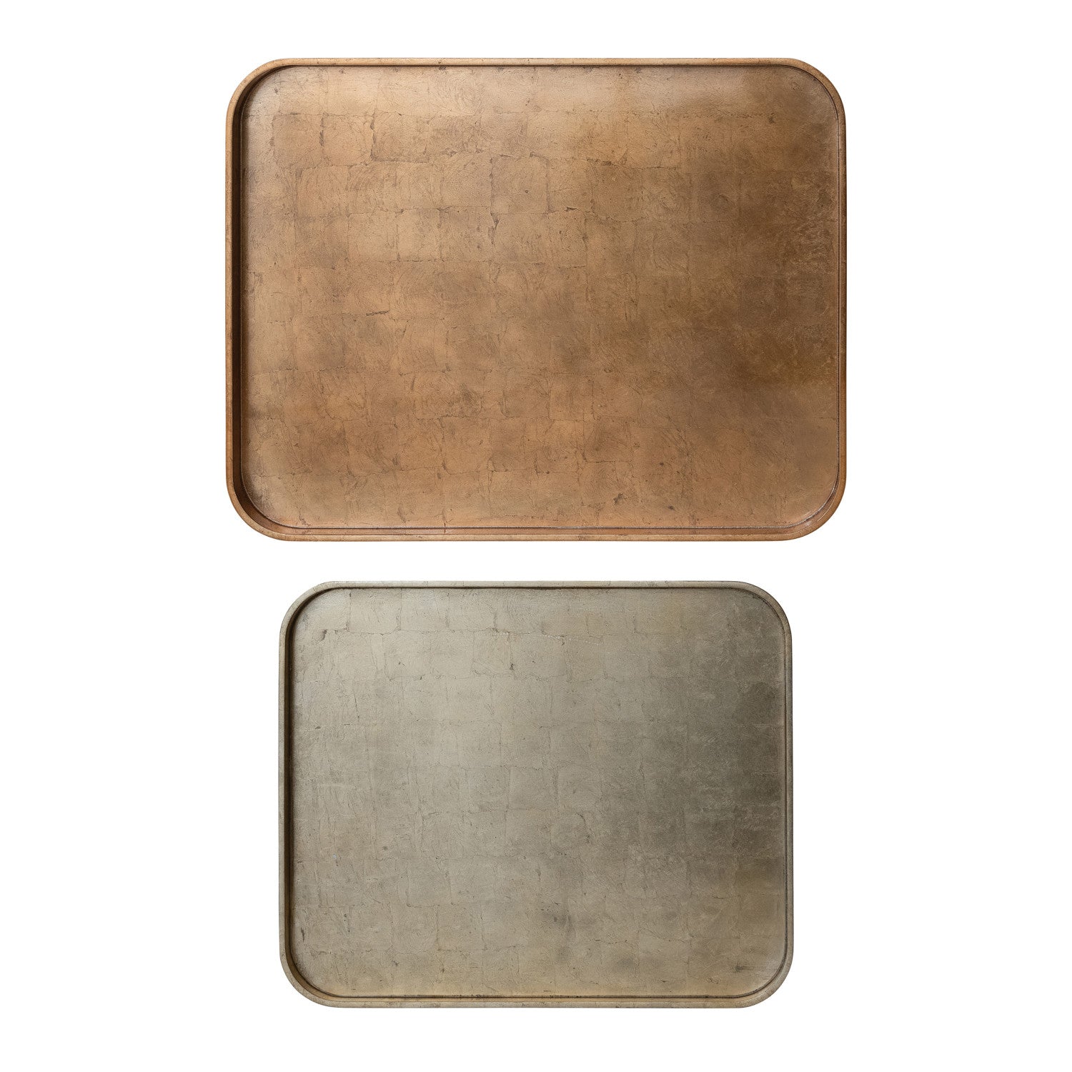 Copper MDF Lacquered Tray w/ Foil