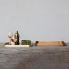 Copper MDF Lacquered Tray w/ Foil