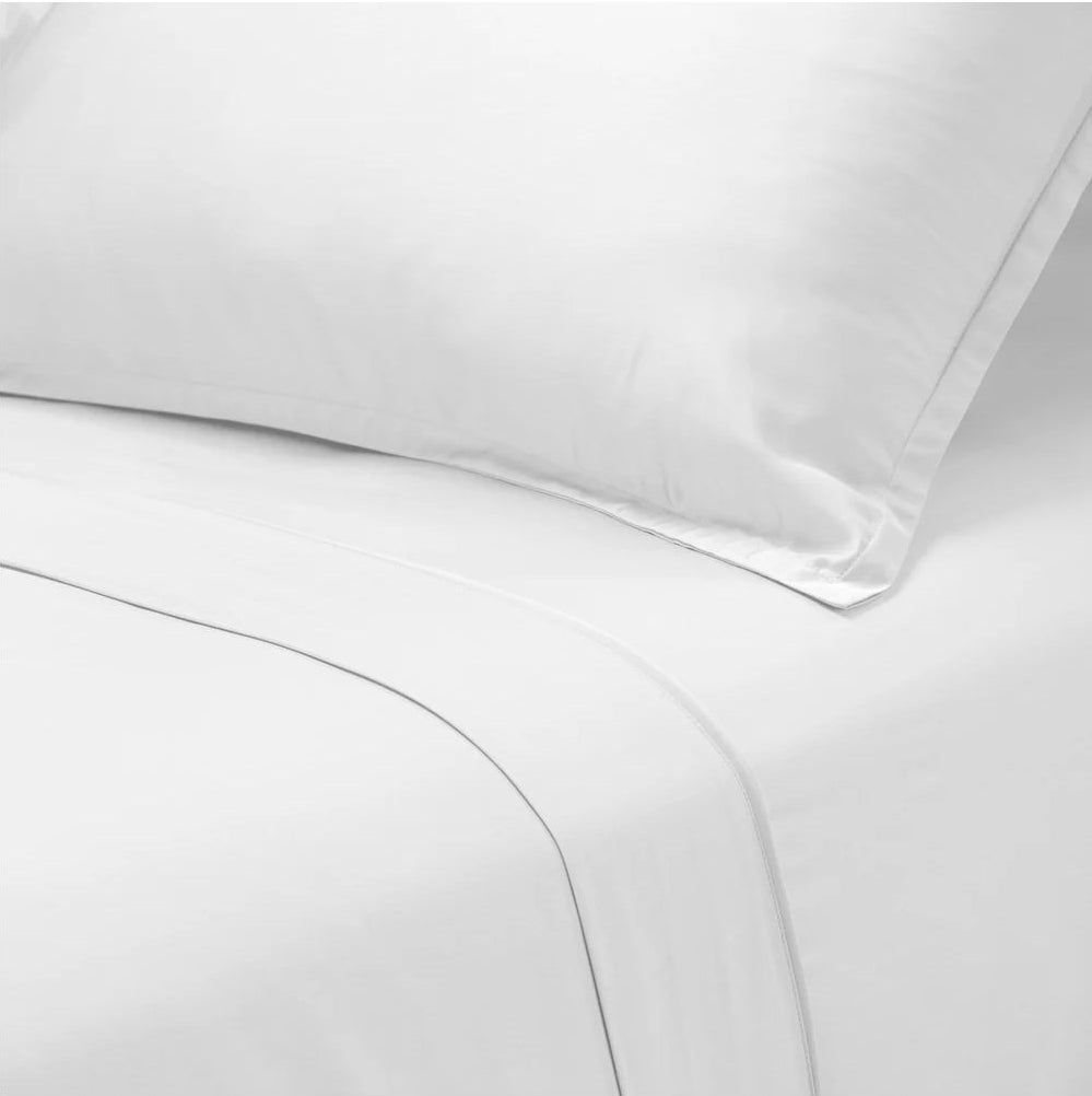 Bambou White King Sheet Set