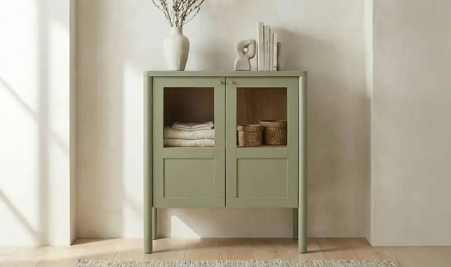 Hannah Cabinet Green Small