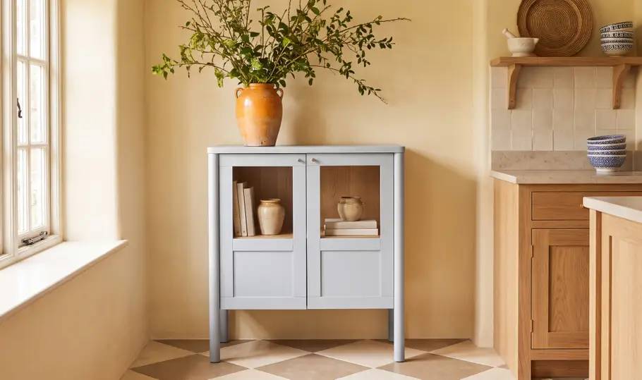 Hannah Cabinet Blue Small