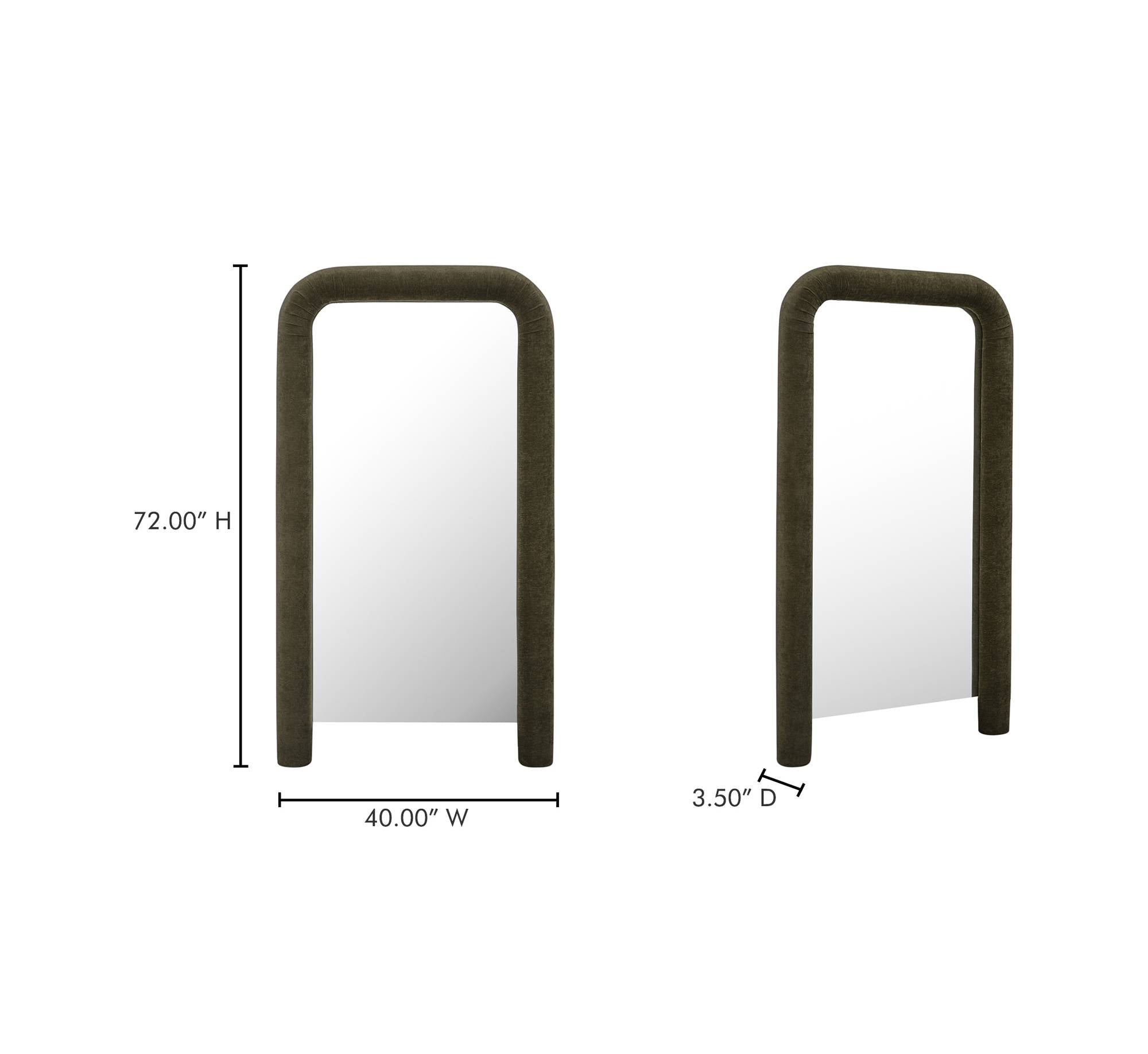 Ellison Mirror in Olive