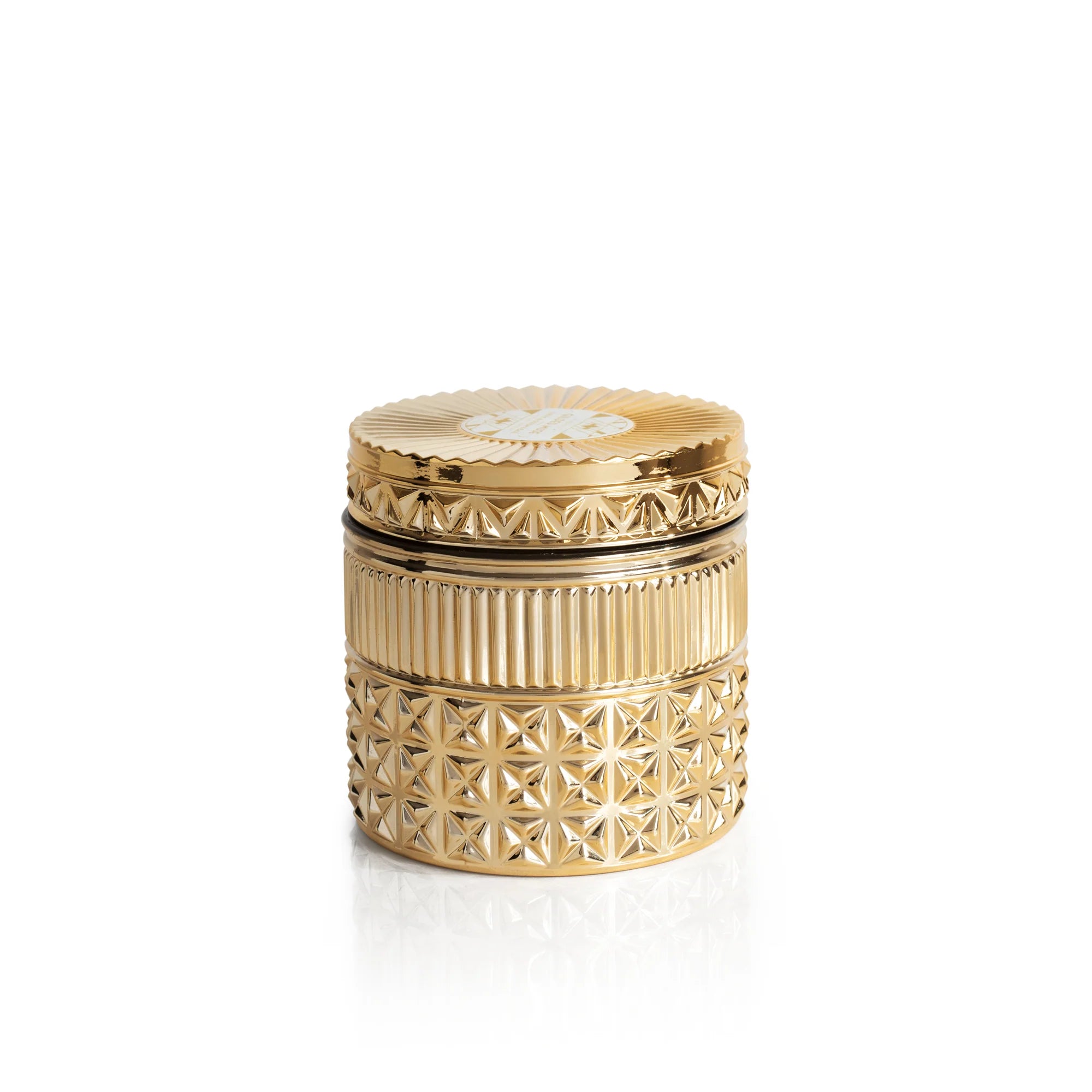 Gilded Muse Gold Exotic Blossom & Basil Candle