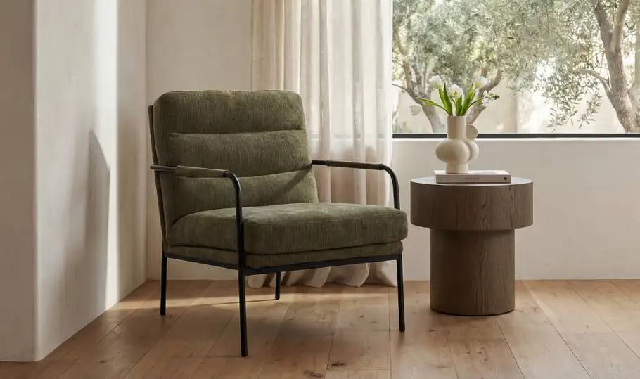 Corey Side Table Dark Brown