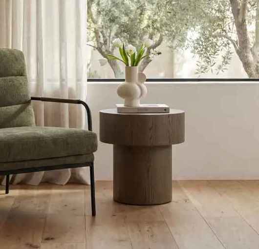 Corey Side Table Dark Brown