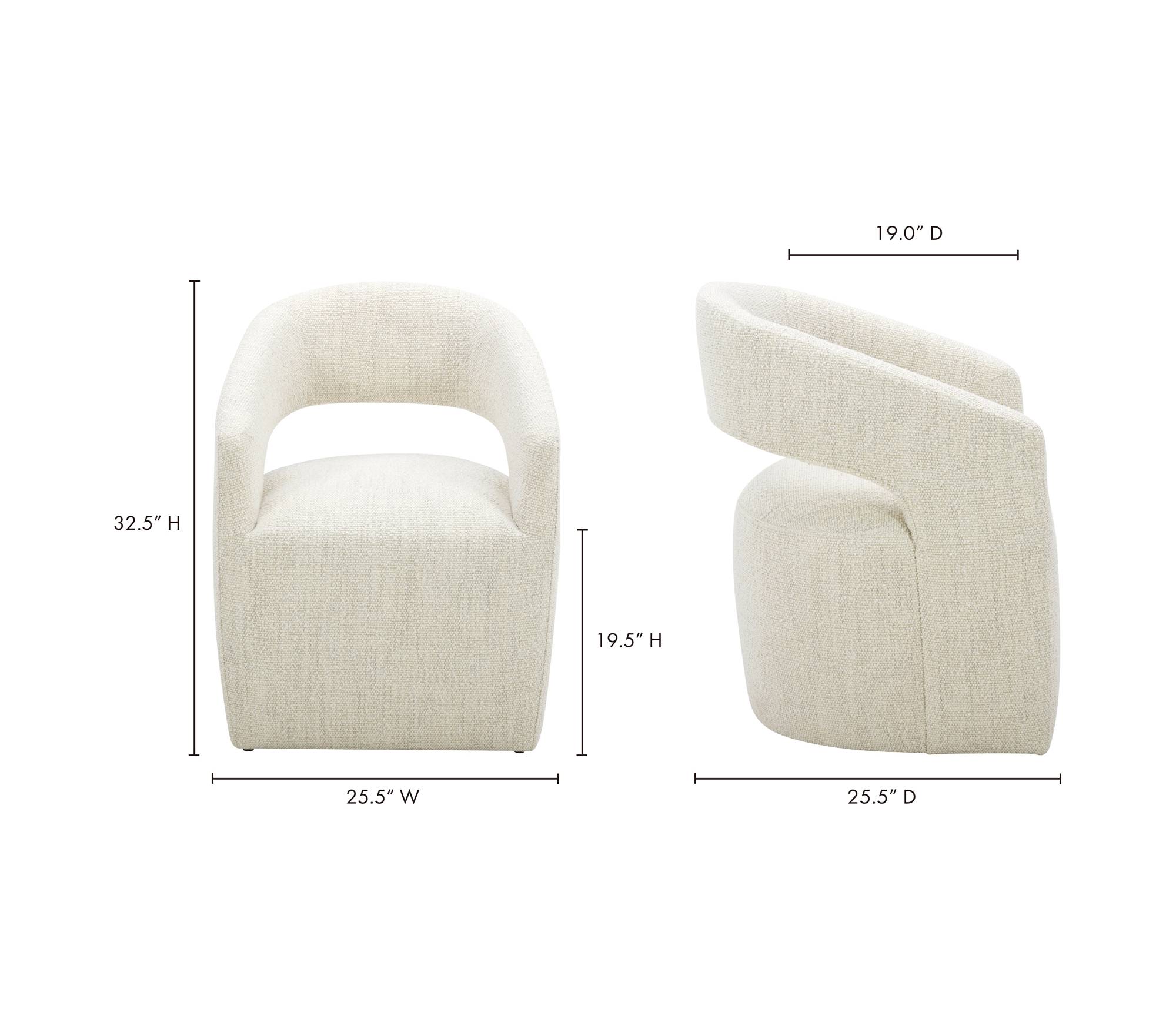 Barrow Rolling Dining Chair