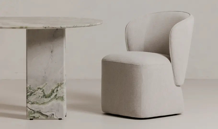 Larson Rolling Dining Chair