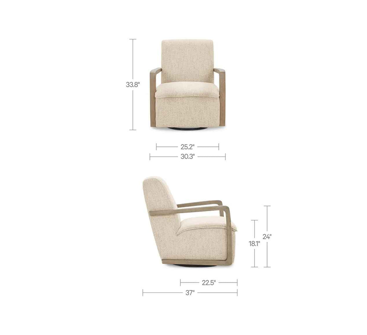 Matias Swivel Chair