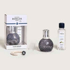 Disco Fragrance Lamp Gift Set Grey + 250ml Pure White Tea