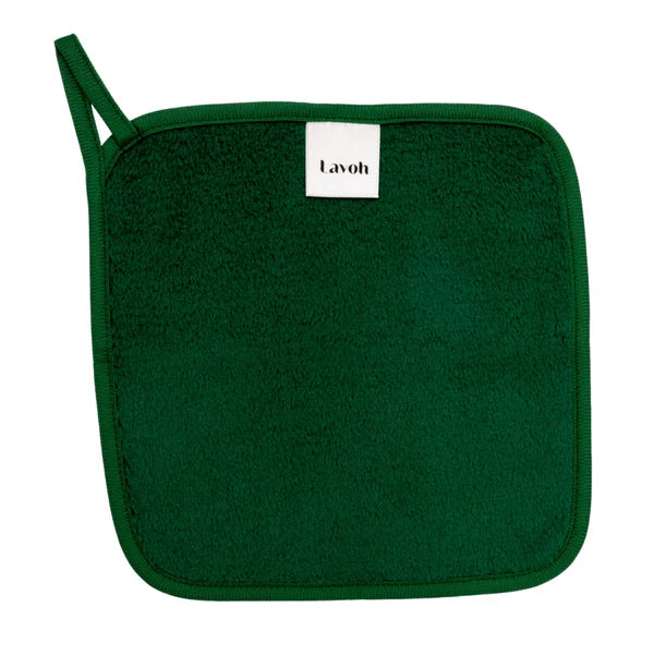 Lavoh  Classic Facecloth | EMERALD