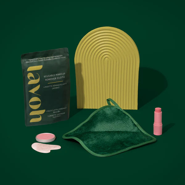 Lavoh  Classic Facecloth | EMERALD