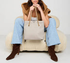 Casey Vegan Snap Hinge Satchel