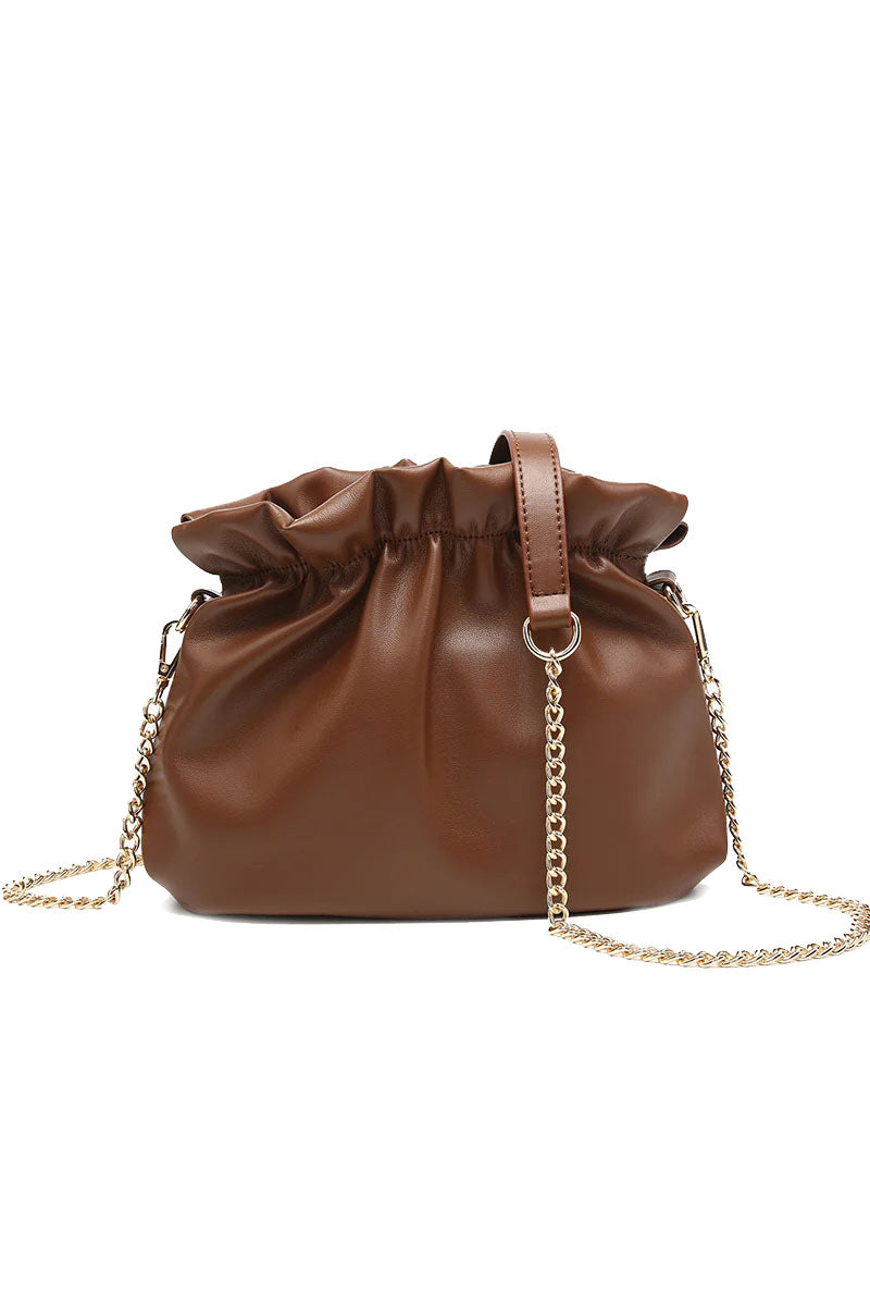 Odesa Ruched Bucket Bag