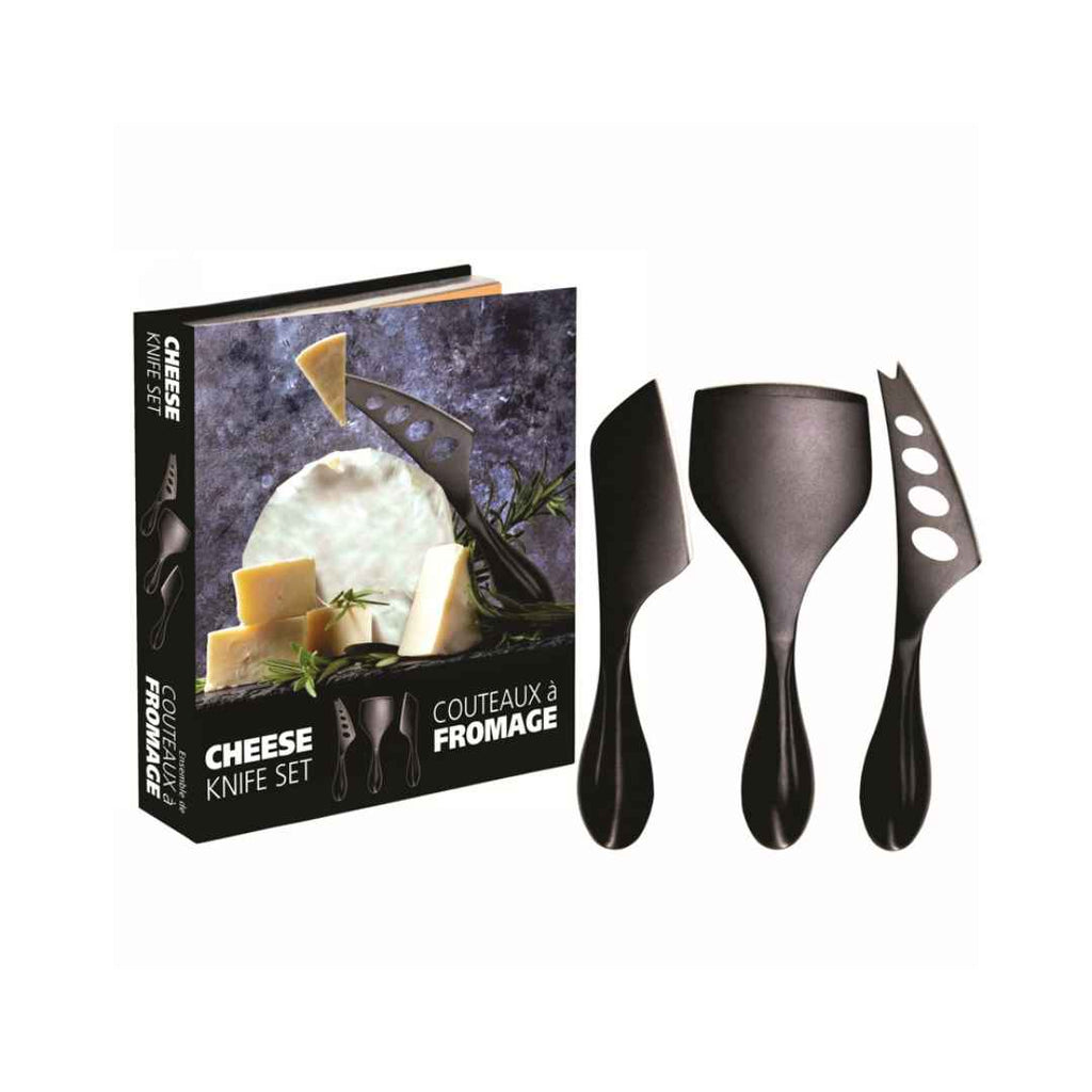 Natural Living 3 Piece Cheese Knife Boxed Set