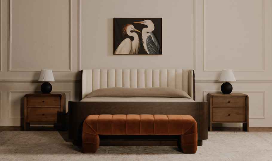 Verity Bench Warm Brown