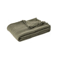 Popeye Olive Cotton Muslin Throw