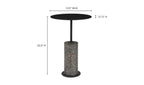 Lillith Accent Table Black