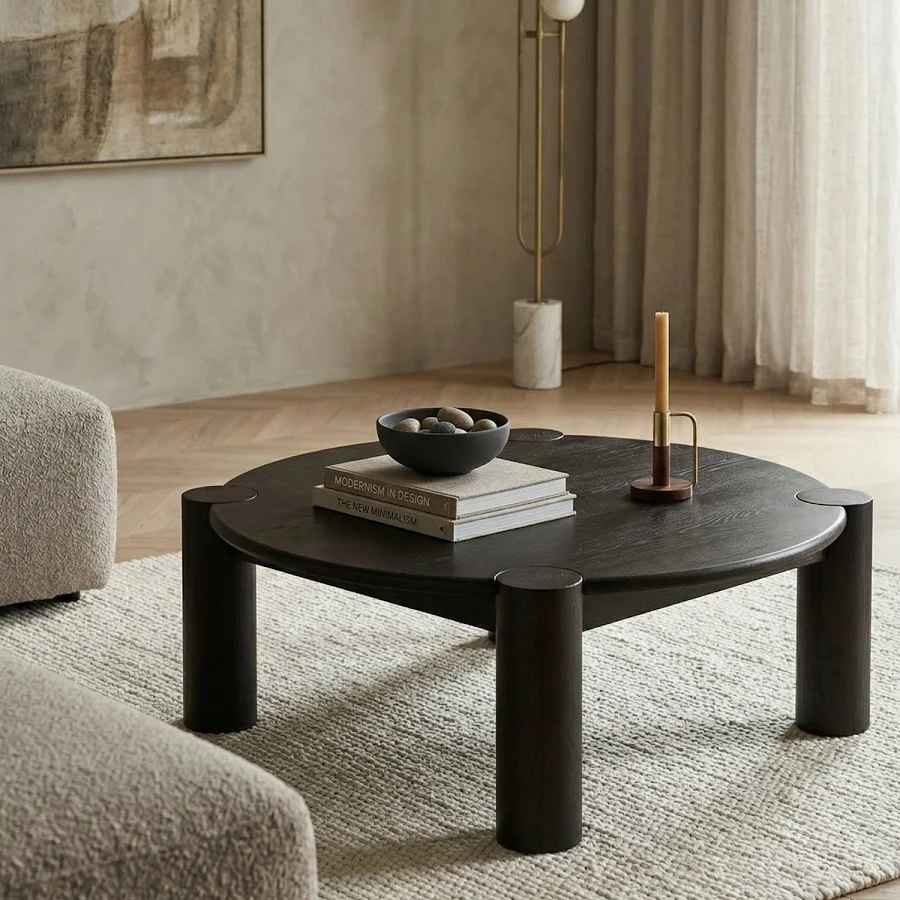Jack Coffee Table in Brushed Dark Brown