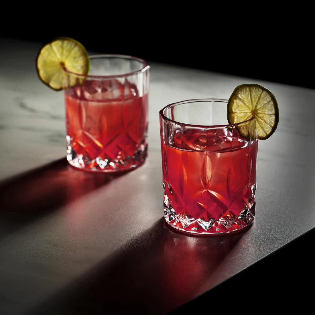 Viski Admiral Crystal Tumbler S/2