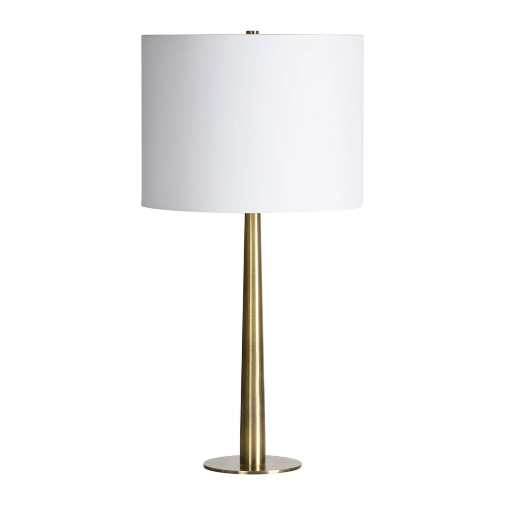 Sarai Lamp - Gold Base/White Shade