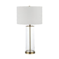 Saco Lamp Clear base with Gold Insert